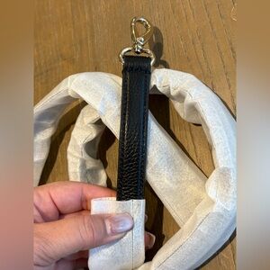 Leather purse shoulder strap NWT